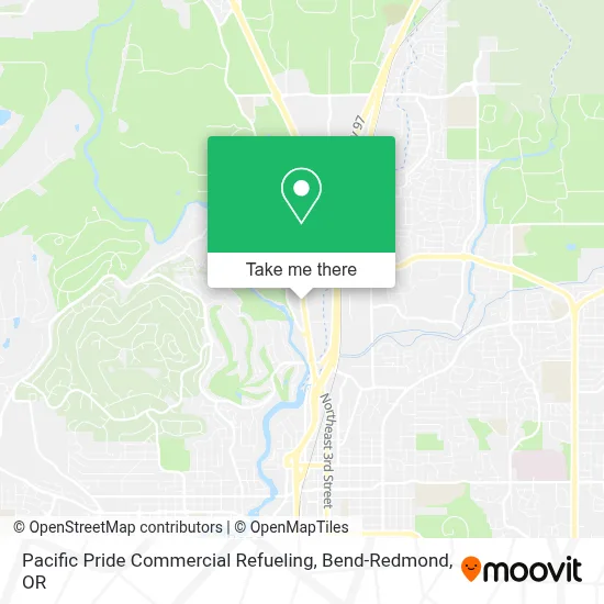 Pacific Pride Commercial Refueling map