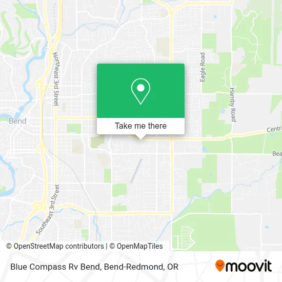 Blue Compass Rv Bend map