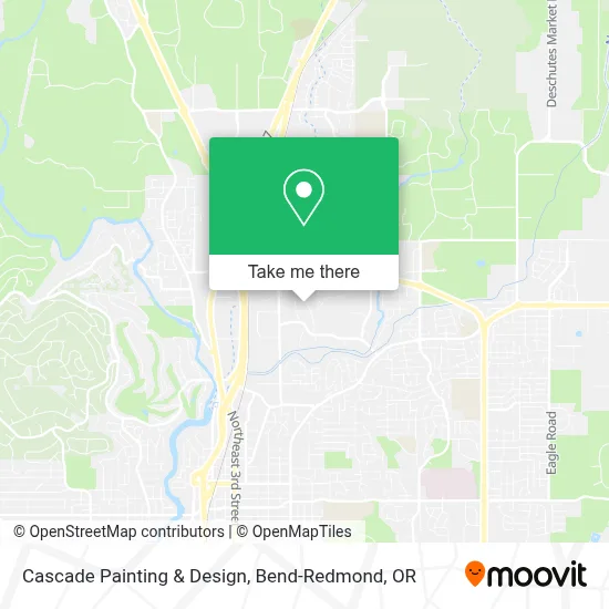 Cascade Painting & Design map