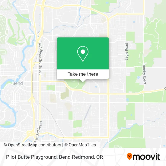 Pilot Butte Playground map