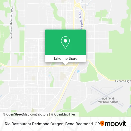 Rio Restaurant Redmond Oregon map