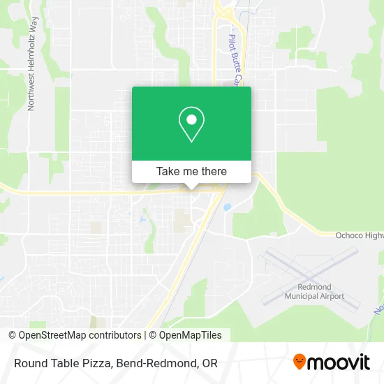 Round Table Pizza map