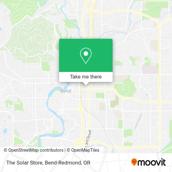 The Solar Store map