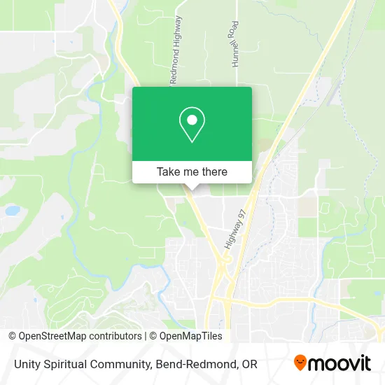 Unity Spiritual Community map