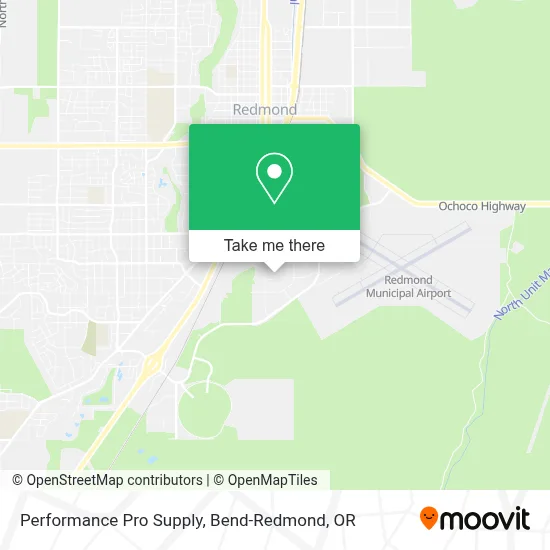 Performance Pro Supply map
