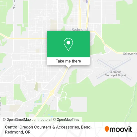 Central Oregon Counters & Accessories map