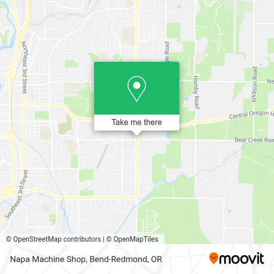Napa Machine Shop map