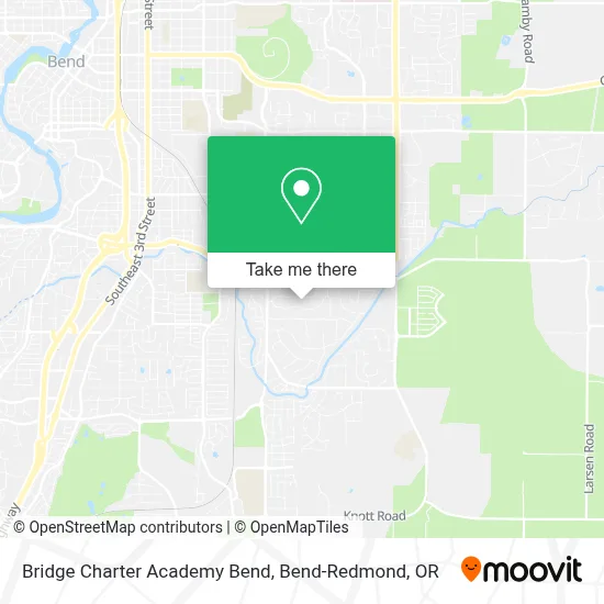 Bridge Charter Academy Bend map
