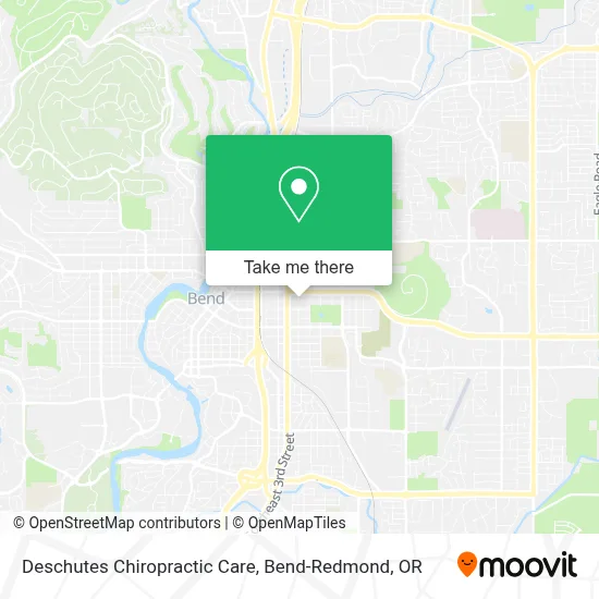 Deschutes Chiropractic Care map