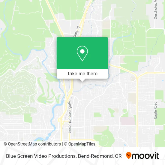 Blue Screen Video Productions map
