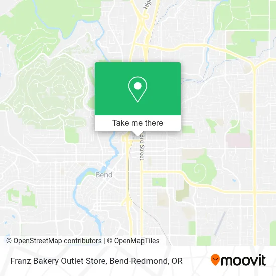 Franz Bakery Outlet Store map