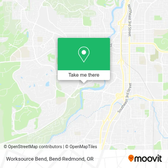 Worksource Bend map