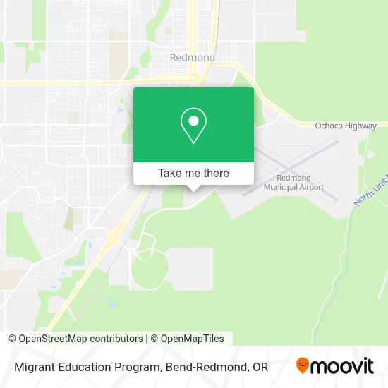 Migrant Education Program map