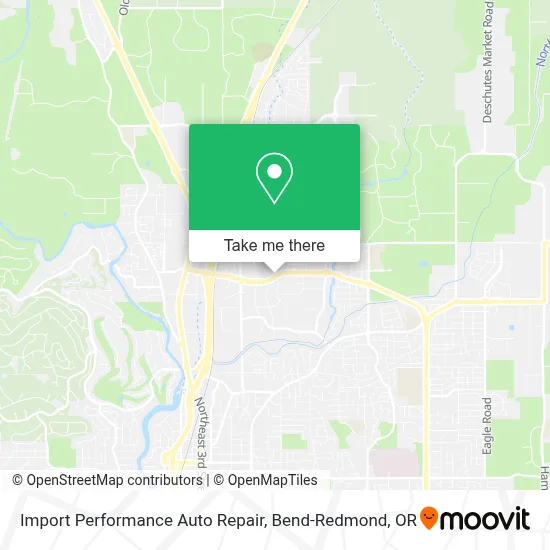 Import Performance Auto Repair map