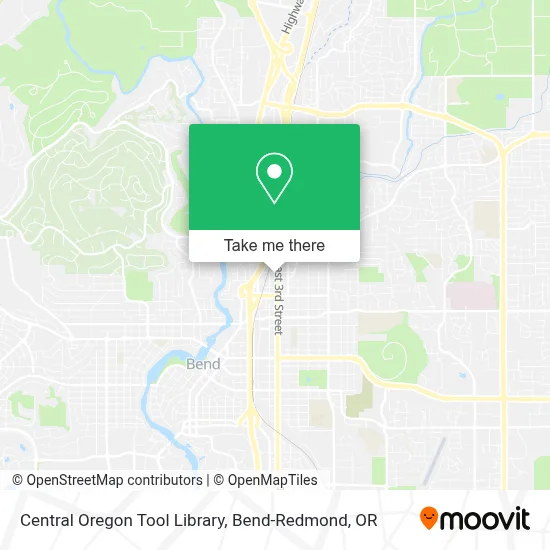 Central Oregon Tool Library map