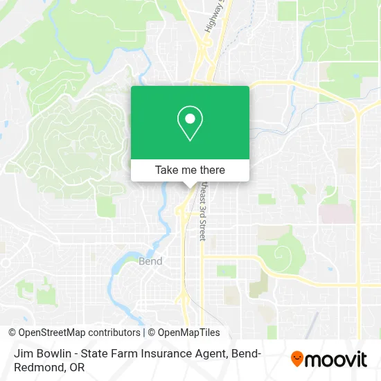 Jim Bowlin - State Farm Insurance Agent map