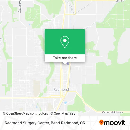 Redmond Surgery Center map