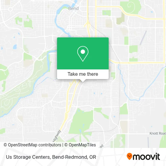 Us Storage Centers map