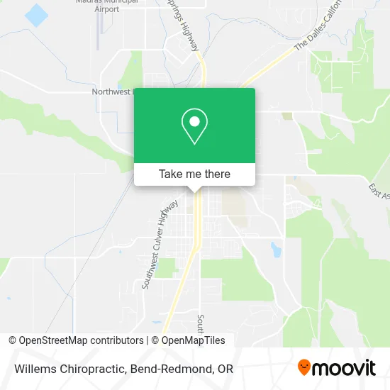 Willems Chiropractic map