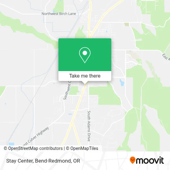 Stay Center map