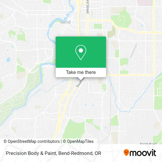 Precision Body & Paint map