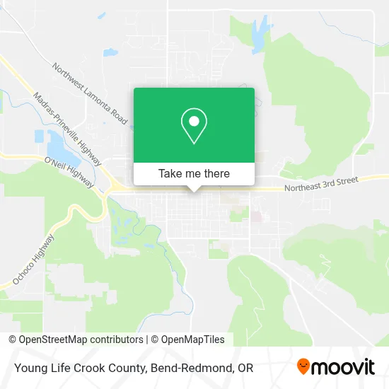 Young Life Crook County map