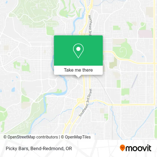 Picky Bars map