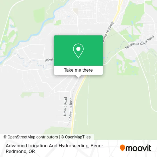 Advanced Irrigation And Hydroseeding map