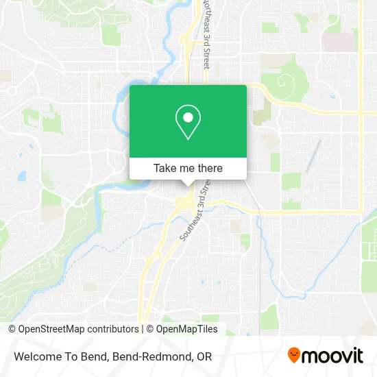 Welcome To Bend map