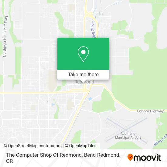 The Computer Shop Of Redmond map