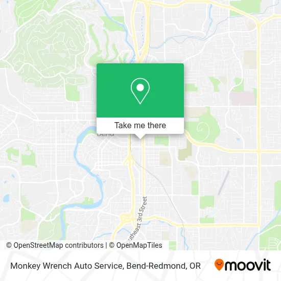 Monkey Wrench Auto Service map