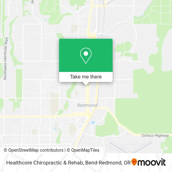 Healthcore Chiropractic & Rehab map