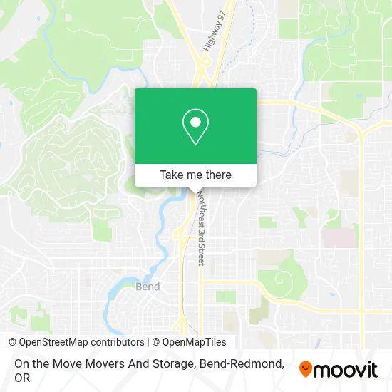 On the Move Movers And Storage map