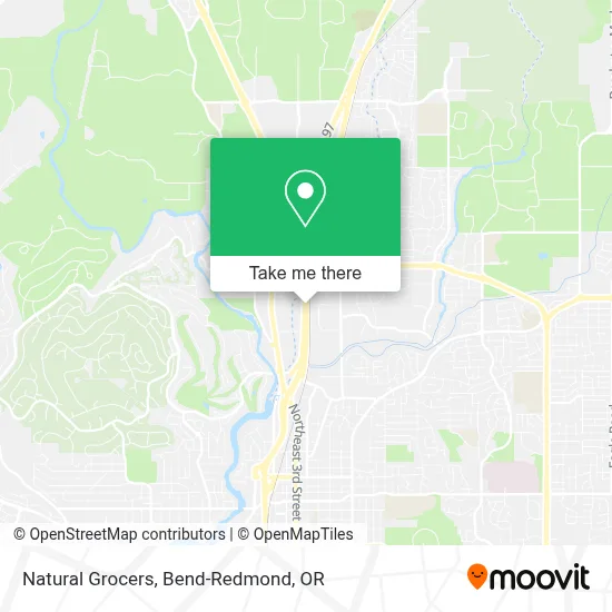 Natural Grocers map