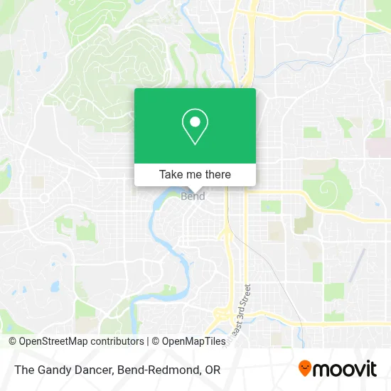 The Gandy Dancer map