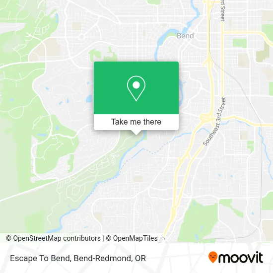 Escape To Bend map
