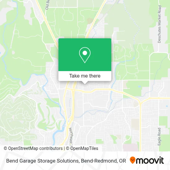 Bend Garage Storage Solutions map
