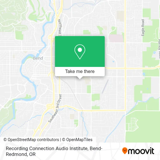 Recording Connection Audio Institute map