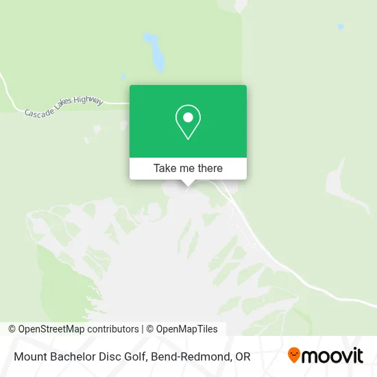 Mount Bachelor Disc Golf map