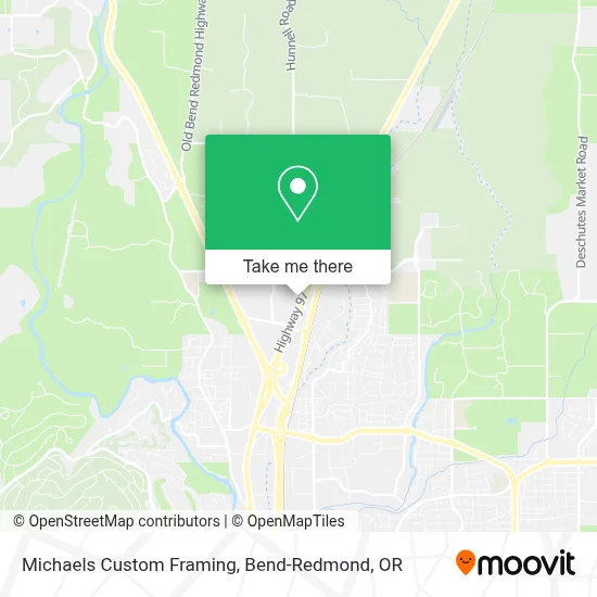 Michaels Custom Framing map