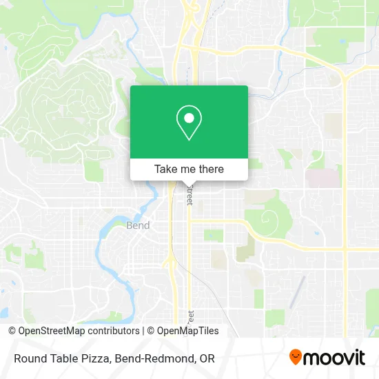 Round Table Pizza map