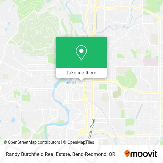 Randy Burchfield Real Estate map