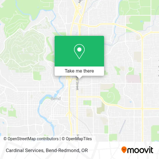 Cardinal Services map