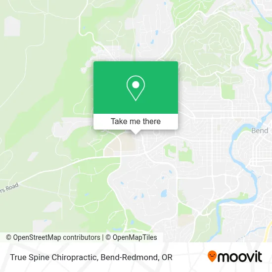 True Spine Chiropractic map