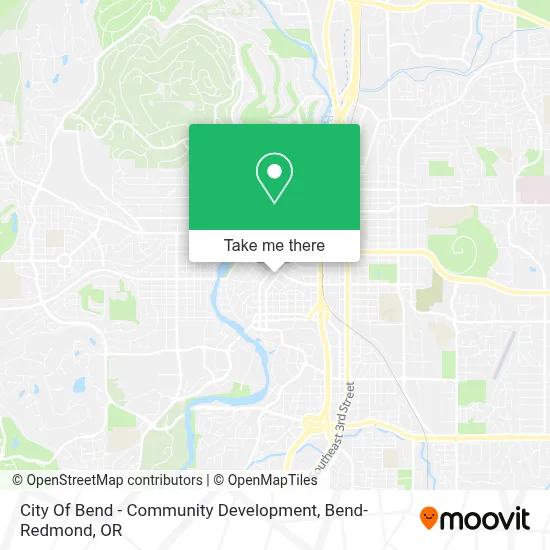 City Of Bend - Community Development map