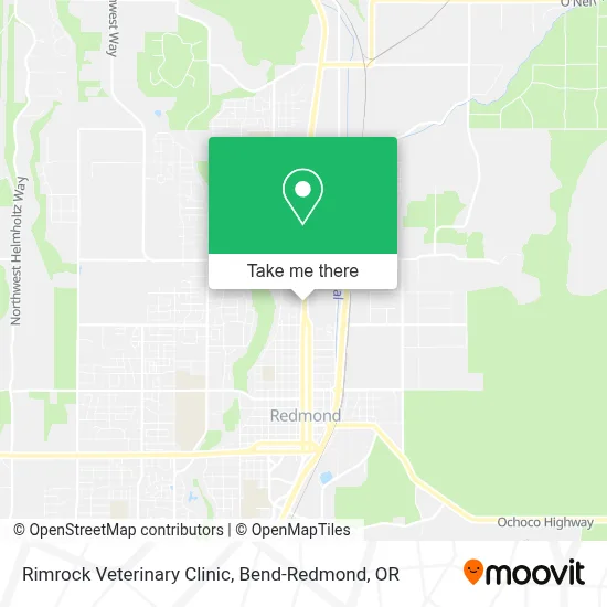 Rimrock Veterinary Clinic map