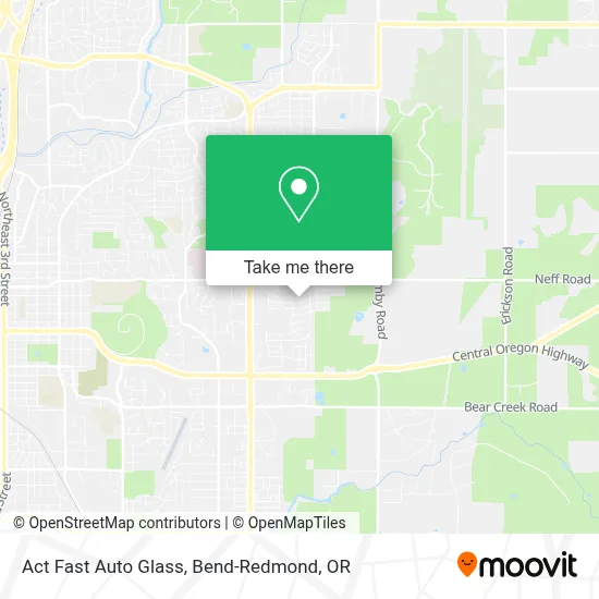 Act Fast Auto Glass map