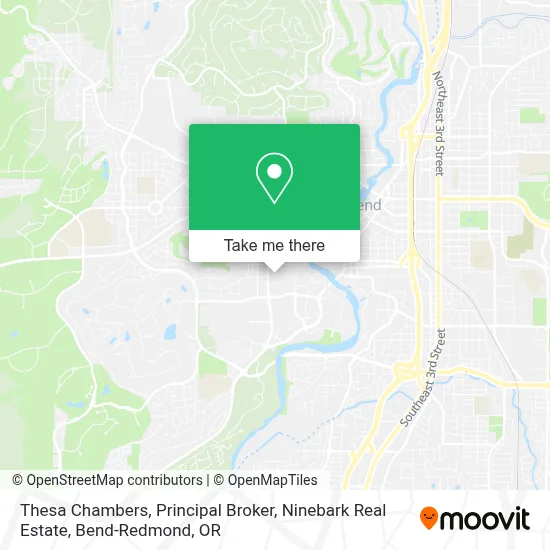 Thesa Chambers, Principal Broker, Ninebark Real Estate map