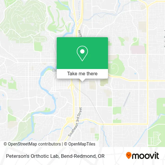 Peterson's Orthotic Lab map