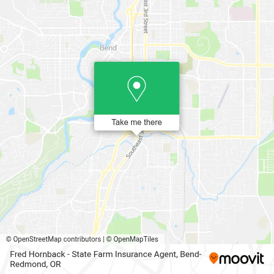 Fred Hornback - State Farm Insurance Agent map